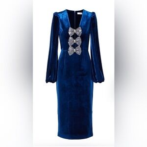 Rebecca Vallance Sapphire Long Sleeve Dress